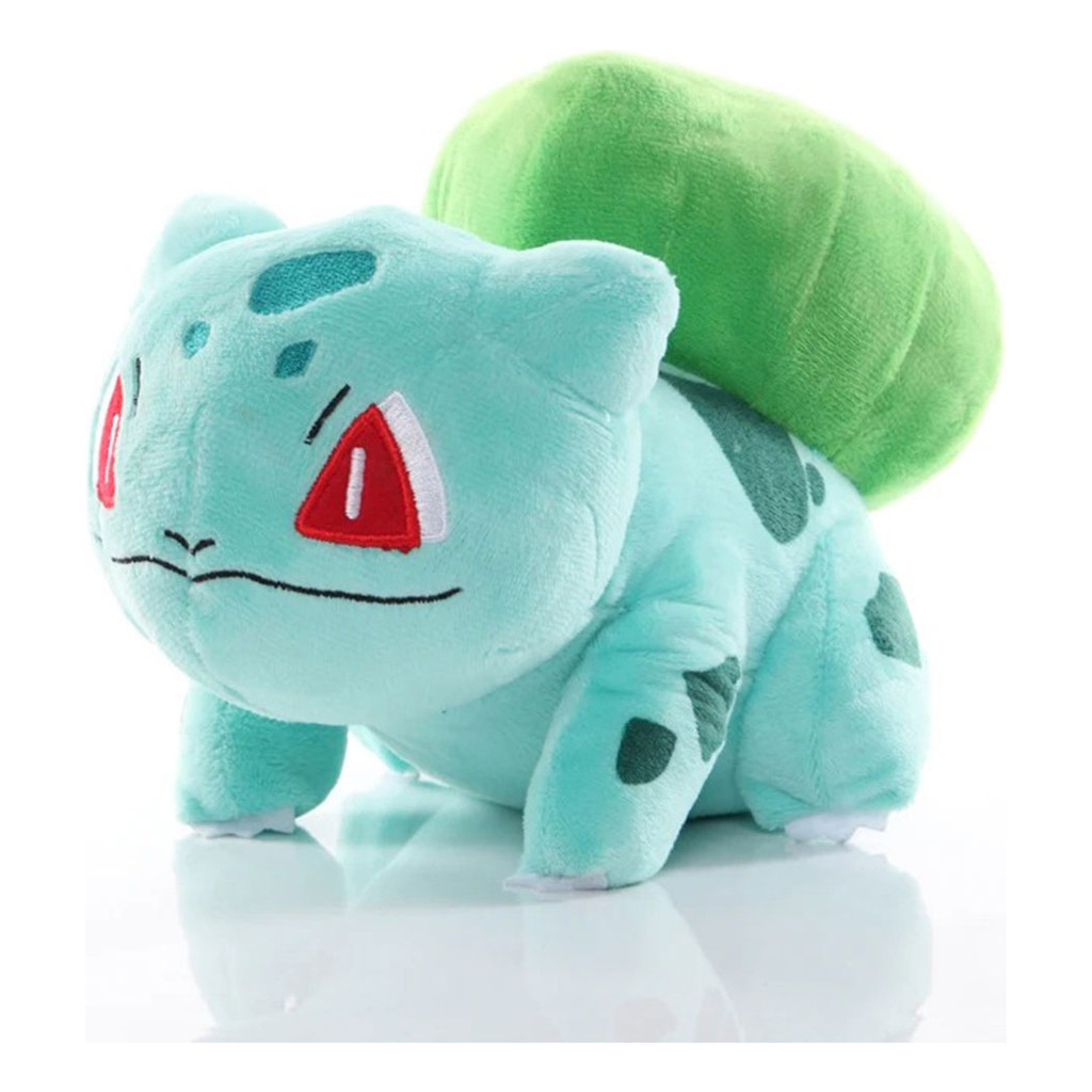Pelúcia Pokémon Bulbassauro Bulbasaur Antialérgico 20cm | Shopee Brasil