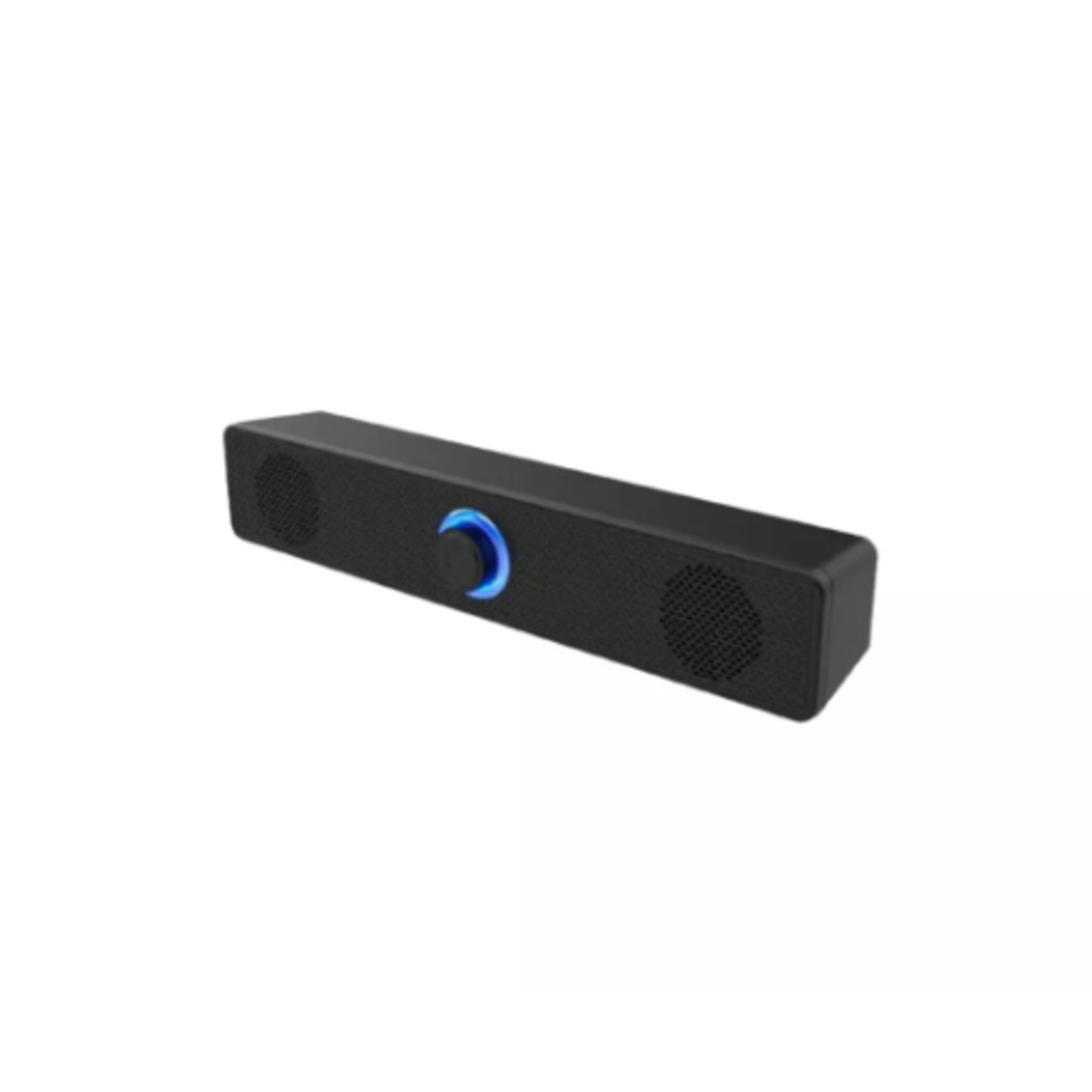 Caixa De Som Soundbar Led Para Computador Pc Usb P2 Gamer