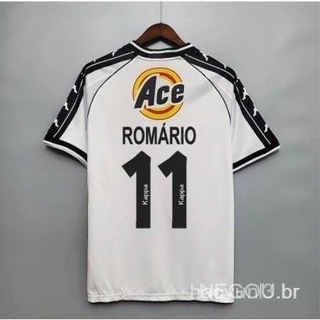 Suéter Retrô Vasco 2000 Home Away Romario De Futebol WBVN