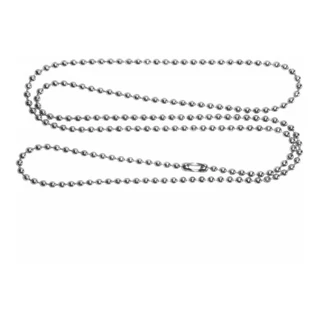 Cordão Masculino Corrente De Bolinhas 60cm Aço Inox 316l REF:02DM