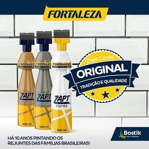 Zapt Tinta Para Rejunte Várias Cores 200ml - Fortaleza