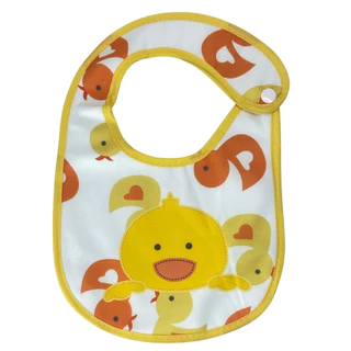Babador de Patinho para Bebê Impermeável 100% Algodão Castela