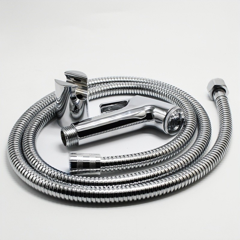 Ducha Higiênica Para Banheiro Luxo Inox Cromada 1,2m Chuveirinho Privada