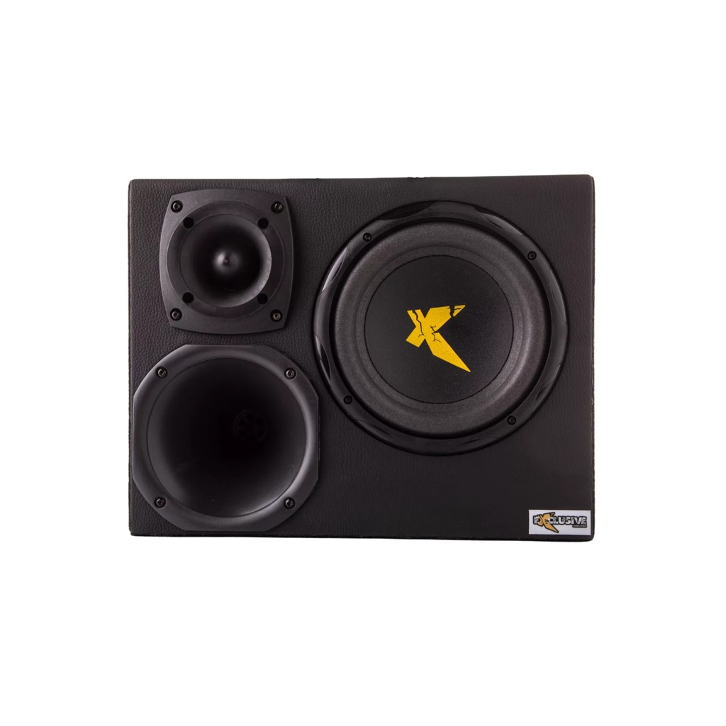 Caixa Amplificada Exclusive Trio 8 Polegadas Xc 300 Driver e