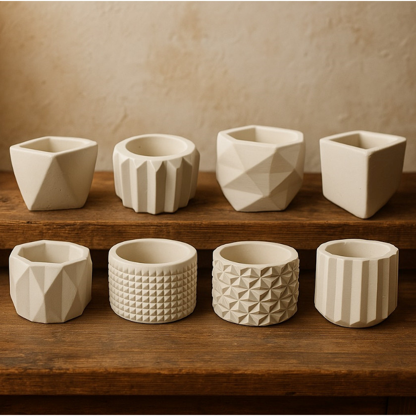 Vasinhos decorativos de gesso - imagem 2