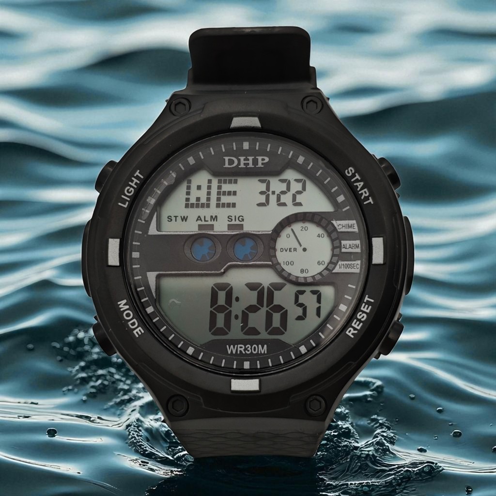 [981] Relógio digital à prova d'agua masculino original esportivo ...