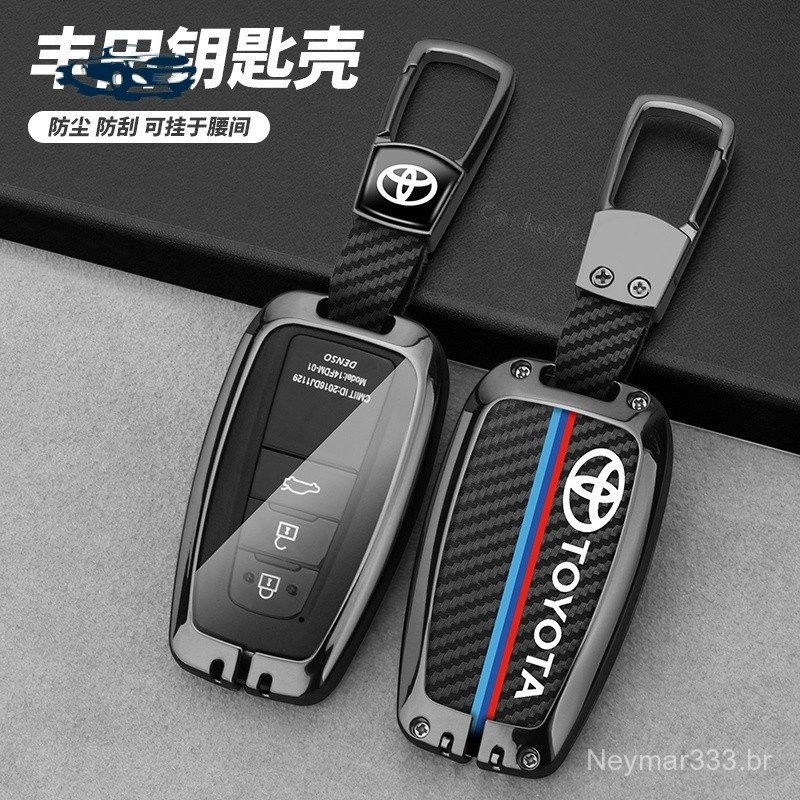 Custodia Telecomando Toyota Custodia In Silicone Per Telecomando Toyota RAV4, Corolla, Prius, C-HR - 3 Tasti, Protezione Morbida Cover Telecomando Toyota