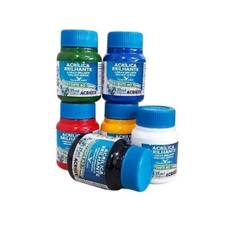Tinta Acrílica Brilhante 37 ml Acrilex – Brilho e Durabilidade para Artesanato