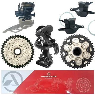 Kit Transmissão Absolute Wild II/A5 2x9v 18v Cassete 11/40