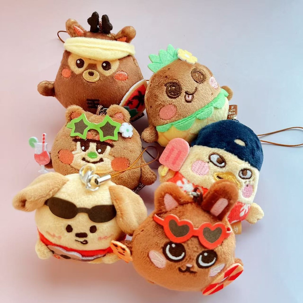 Kpop Riize Mini Boneca Chaveiro Riizing Summer Edition De Pelúcia