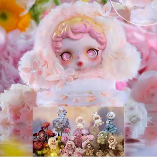 Skullpanda Impressionismo Série Caixa Cega Boneca Presente Moderno