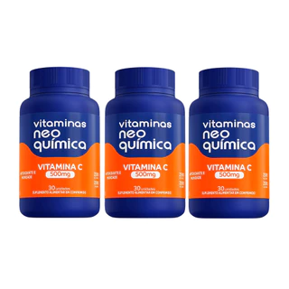 Kit 3 Vitamina C 500mg 30 Cápsulas - Neo Química