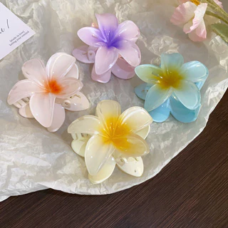 DREJEW Candy Color Fresh Flower Clip Fada De Férias À Beira-Mar Shark Primavera Doce Cabelo Versátil