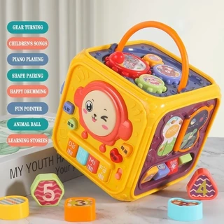 Brinquedos Para 1 Ano De Aprendizagem Com Música/Jogo De Atividades 6 Em 1 Educativos Interativos + Aniversário Meninos E Meninas