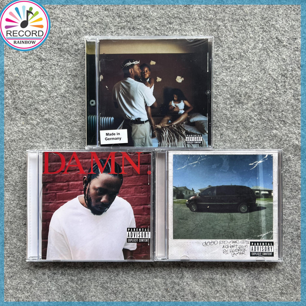 Kendrick Lamar Mr. Morale & The Big Steppers, Good Kid, M.A.A.D City 2CD, DAMN. Original 3 Albums Set [Lacrado] Brand New