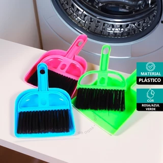 Kit Mini Vassoura e Pá Pazinha Multiuso Vassourinha e Pazinha Limpeza