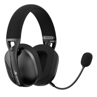 Headset Gamer Sem Fio Havit Fuxi H3 Bluetooth e USB Wireless Preta