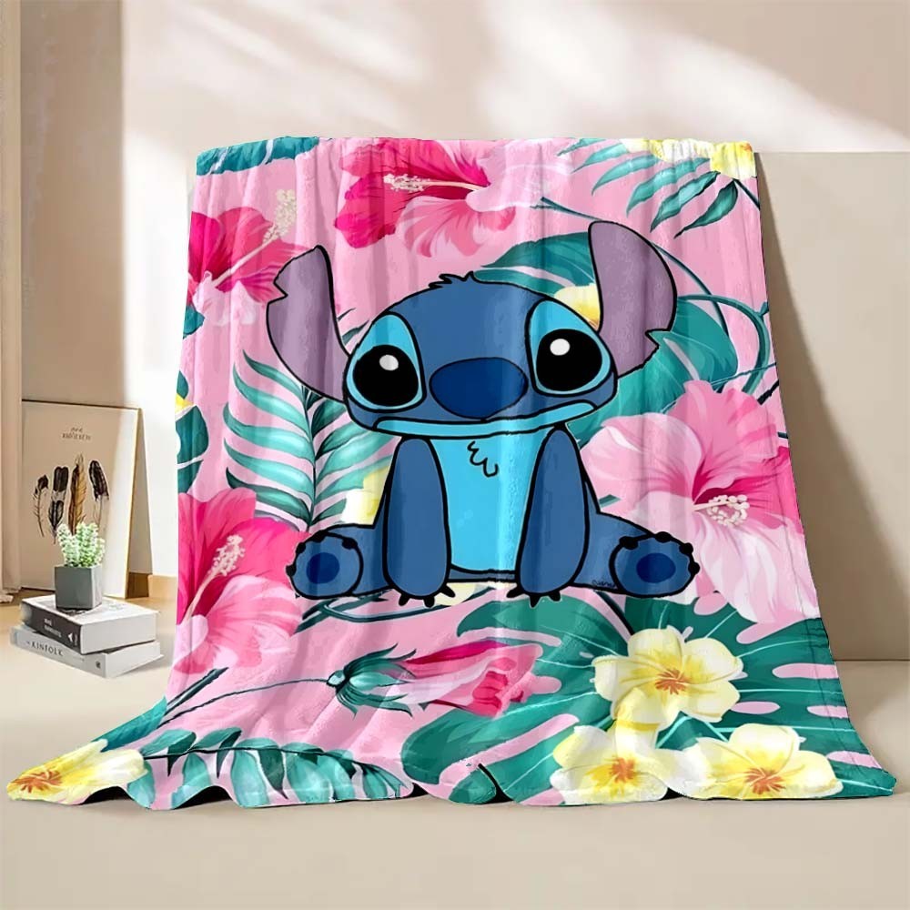 Cute Stitch With Lilo sale Fleece Blanket