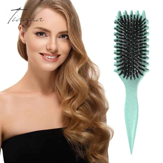 Escova De Nylon Para Cabelo De Javali Portátil Definir Cachos Ultimate Conveniente De Usar Com Modelagem De