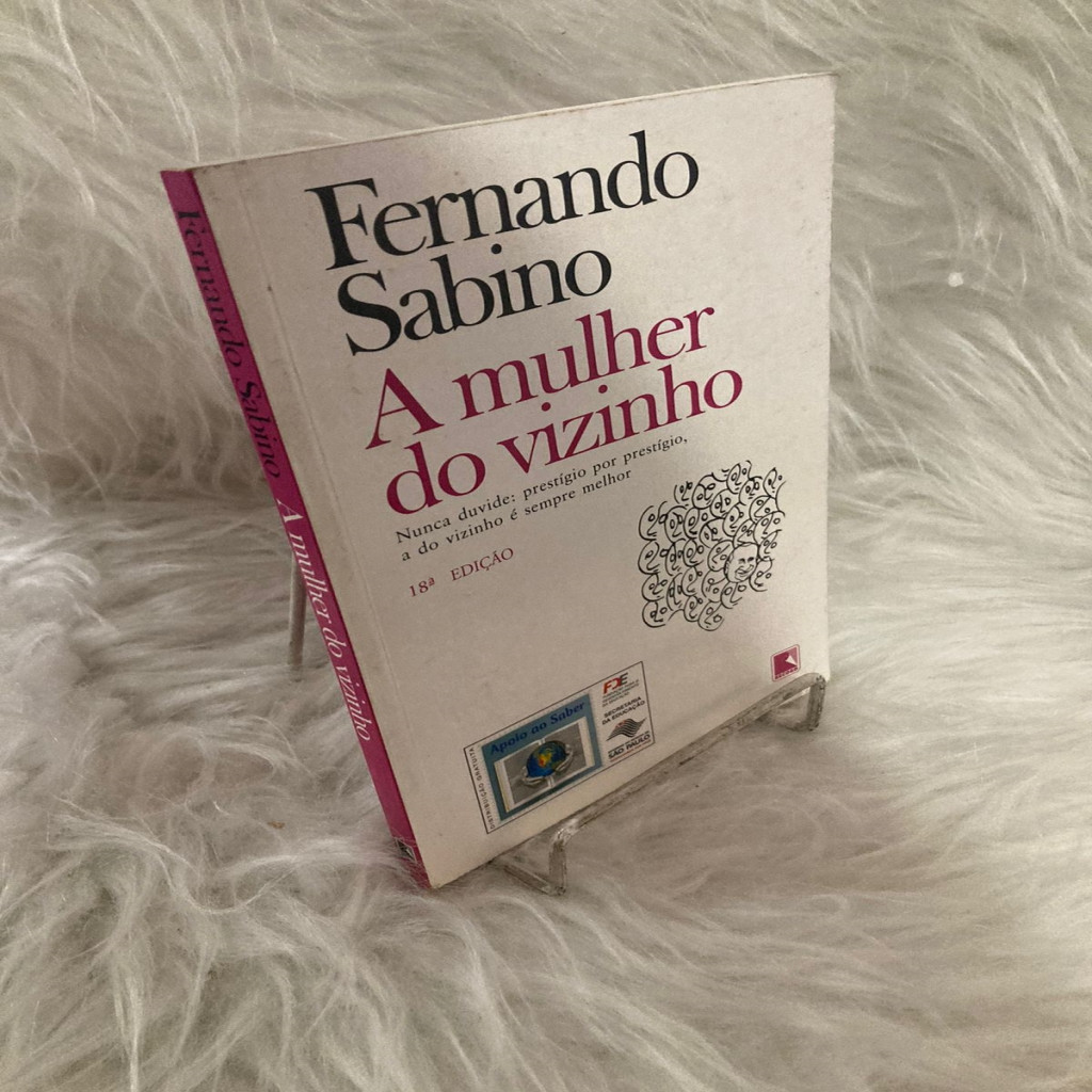 A Mulher do Vizinho autor Fernando Sabino | Shopee Brasil
