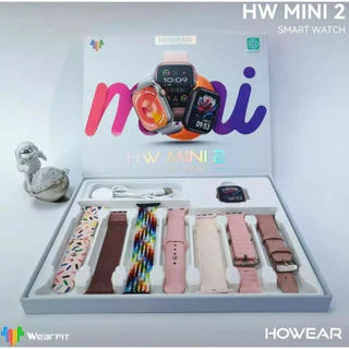 Smartwatch HW Mini 2 Com 7 Pulseiras 41mm Lançamento 2024 Chat GPT GPS Compatível IOS e Android