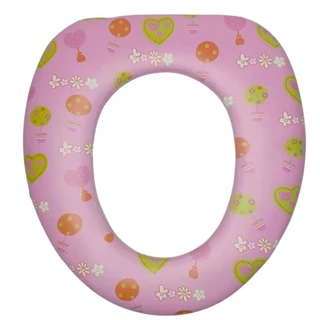 Assento Redutor Infantil Vaso Sanitário Almofadado Macio envio estampas aleatorio em Oferta na Shopee