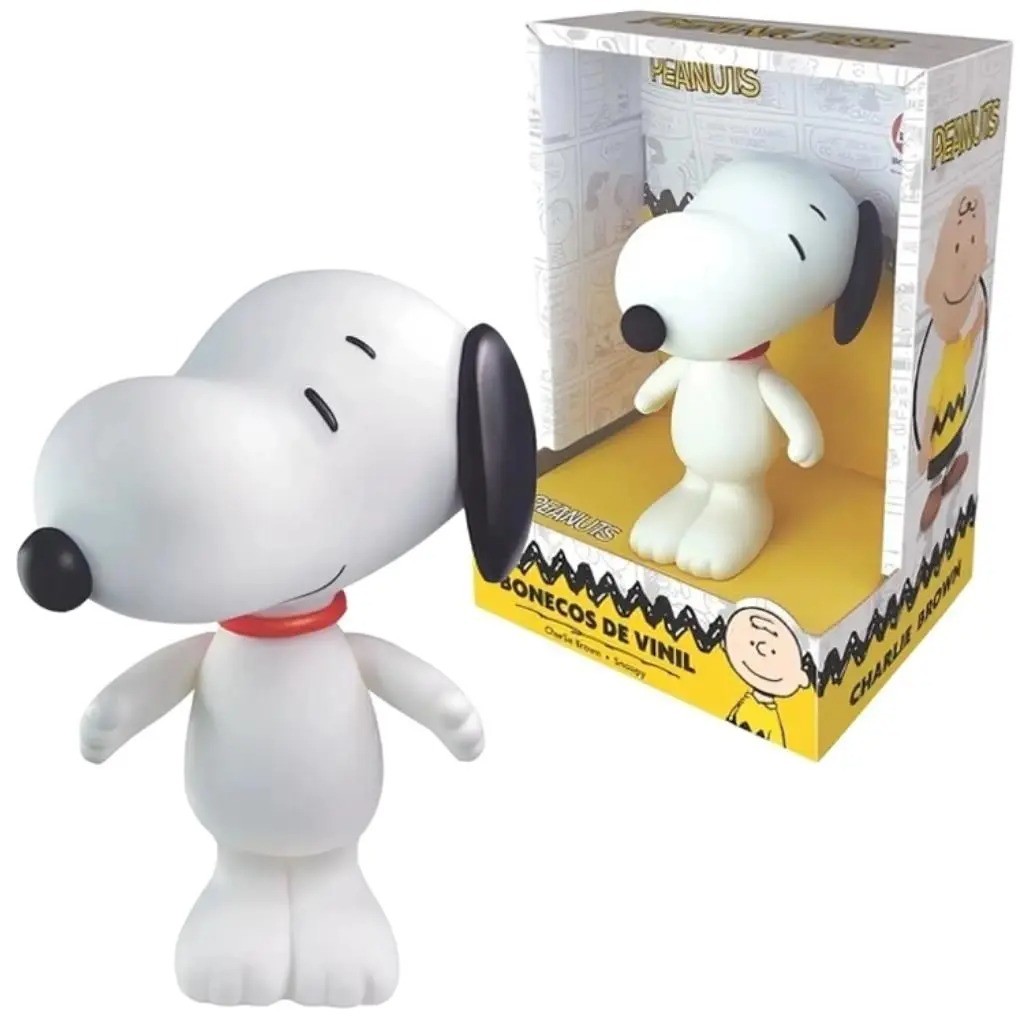 Brinquedo Infantil Boneco Vinil Articulado Snoopy 15cm | Shopee Brasil