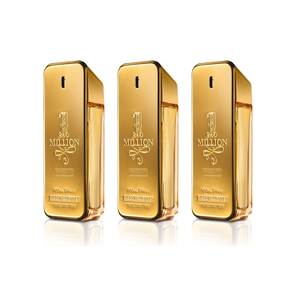 Kit 3 PERFUMES 1MILLI IMPORTADO MASCULINO DE QUALIDADE ESSENCIA CONCENTRADA GRIFE LUXO