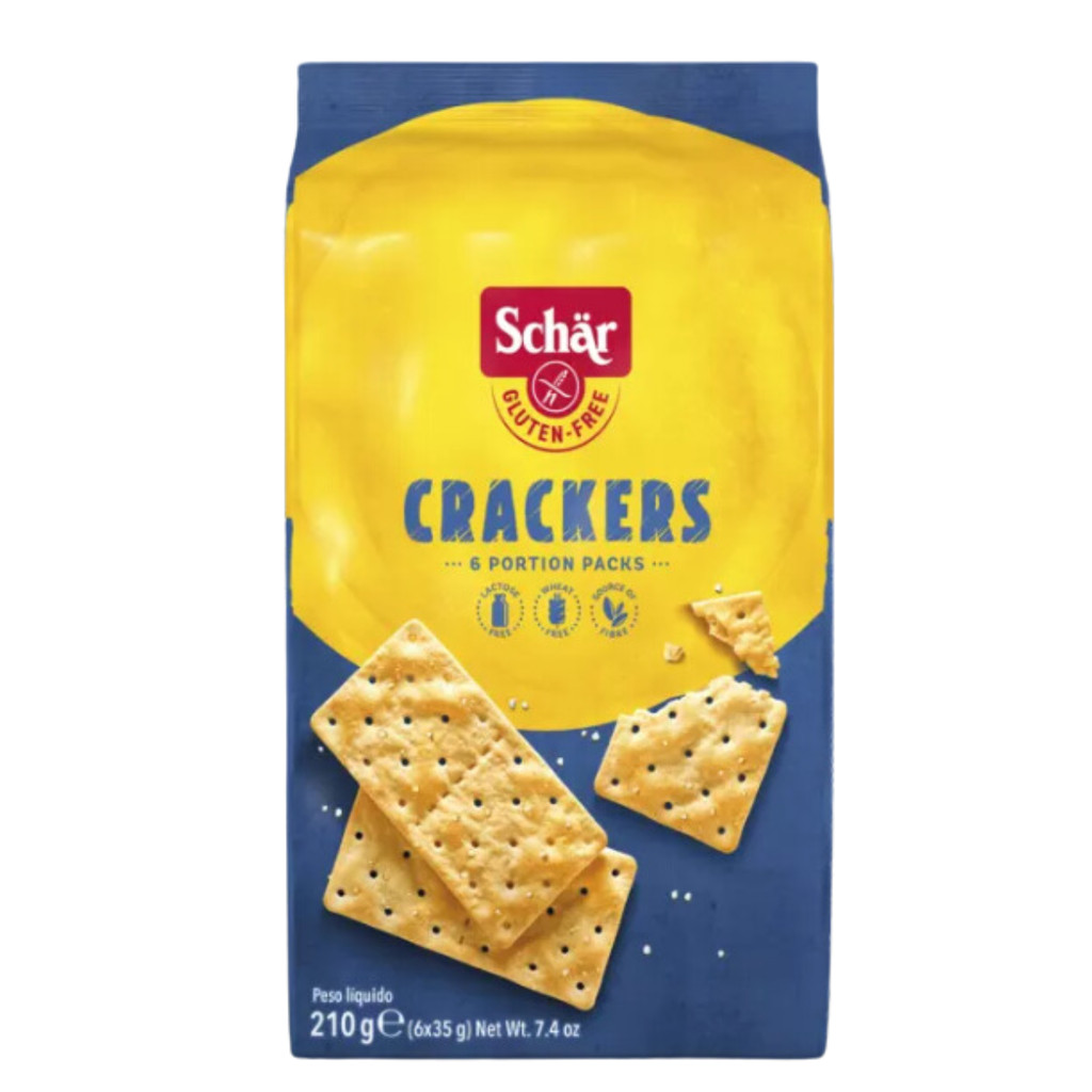Kit 5 Biscoitos Cracker sem Glúten Zero Lactose 210g - Schar | Shopee ...