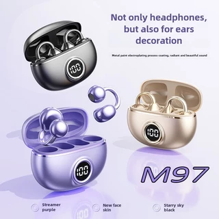 Fones De Ouvido Bluetooth Novo Cancelamento De Ruído Sem Fio M97 ultra Longa Resistência display digital