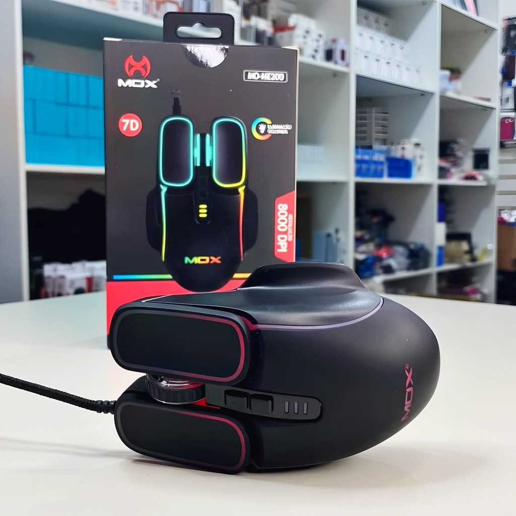 Mouse Gamer 7D Xplosion 8000DPI Mox MO-ME200 | Shopee Brasil