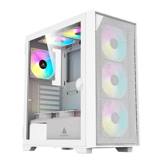 Gabinete Gamer Acegeek Striker A411, Mid-Tower, Lateral de Vidro, Branco, AG-STRIKER-A411-WH em Oferta na Shopee