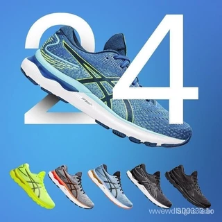 Sapatos casuais ASICS GEL-NIMBUS 24 Sapatos da moda para homens esporte leve tênis de corrida ao ar livre