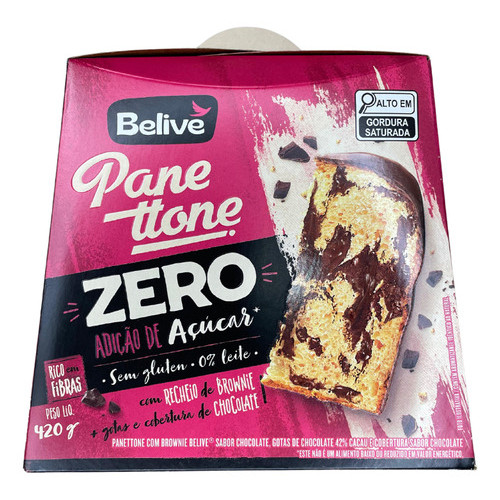 Sem Glúten Zero Açúcar Zero Lactose Recheio Brownie Gotas