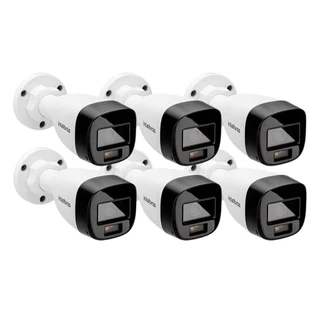 Kit 6 Câmeras de Segurança VHD 1220 B G7 Full Color 1080P Visão Noturna Colorida 20m IP67 Intelbras