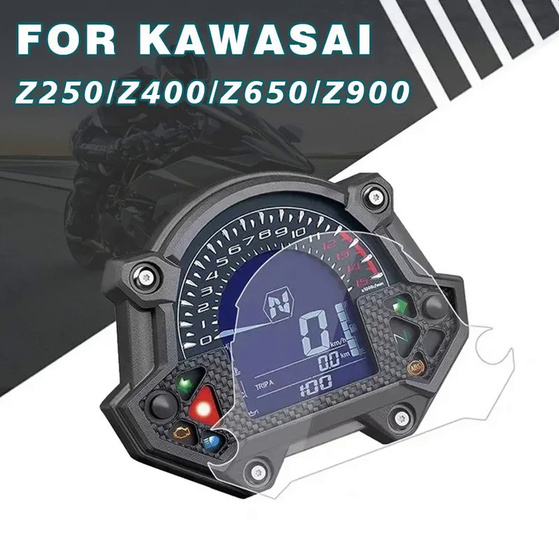 Compatible avec Kawasaki pour Z900 2017 2018 2019 Moto Odomètre Protection Tableau De Bord Film Écran Garde Compteur De Vitesse Film Protecteur Compteur de Vitesse Moto