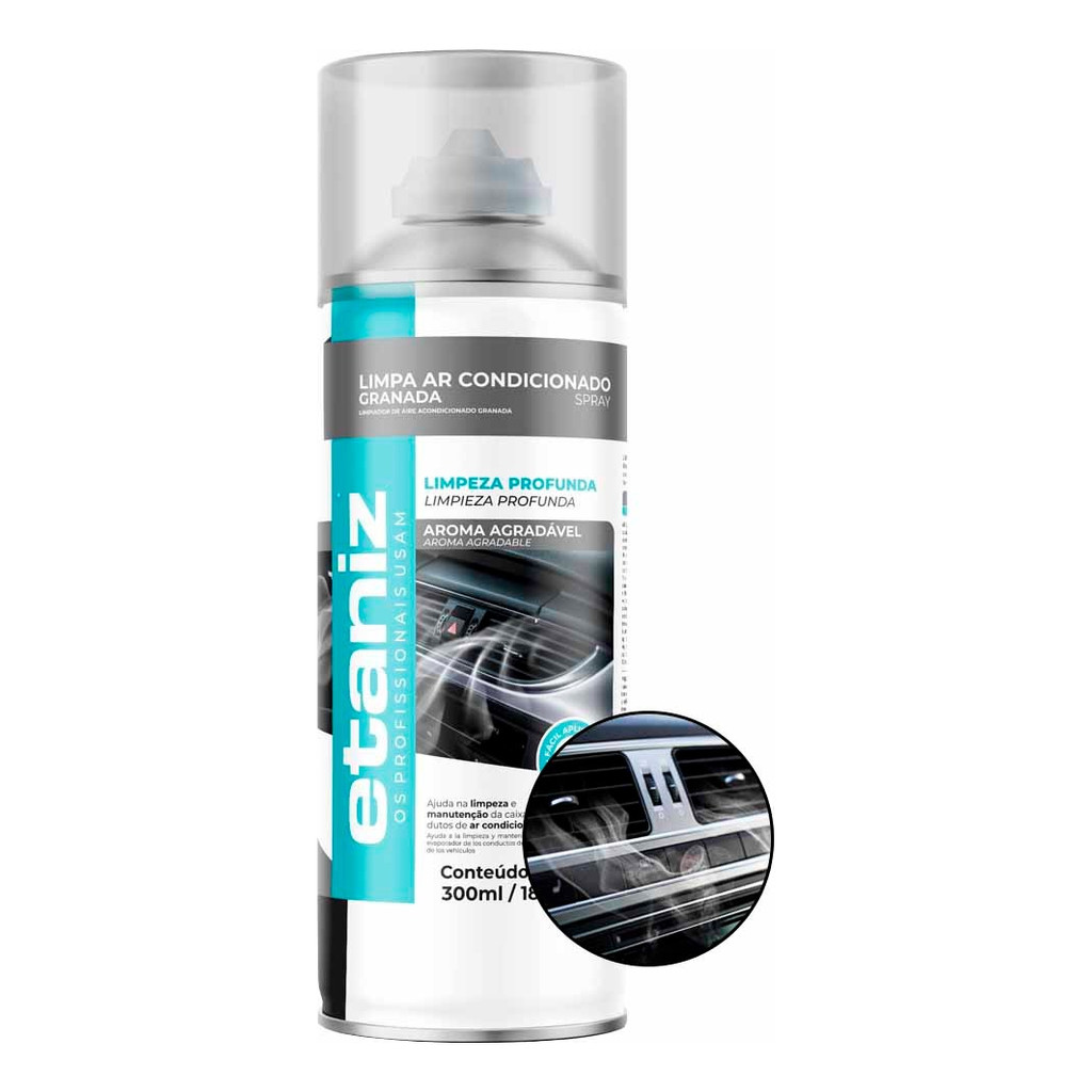 Limpa Ar Condicionado Automotivo Carro Higiene 300ml | Shopee Brasil