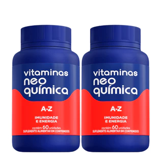 Kit 2 Multivitamínico Neo Química A-Z 60 Comprimidos