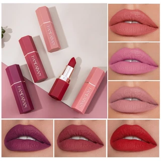 6 Cores Fosco À Prova D'água Veludo Nude Batom Sexy Vermelho Marrom Pigmentos Maquiagem Profissional De Longa Duração em Oferta na Shopee