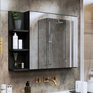QUEIMA DE ESTOQUE! Armário Espelheira com Porta - VÁRIAS CORES
