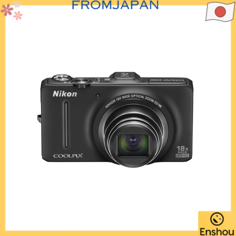 USED]Do Japão [Usado] Câmera Digital Nikon COOLPIX S9300 Preto