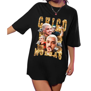 Camiseta Oversized Streetwear Chico Moedas