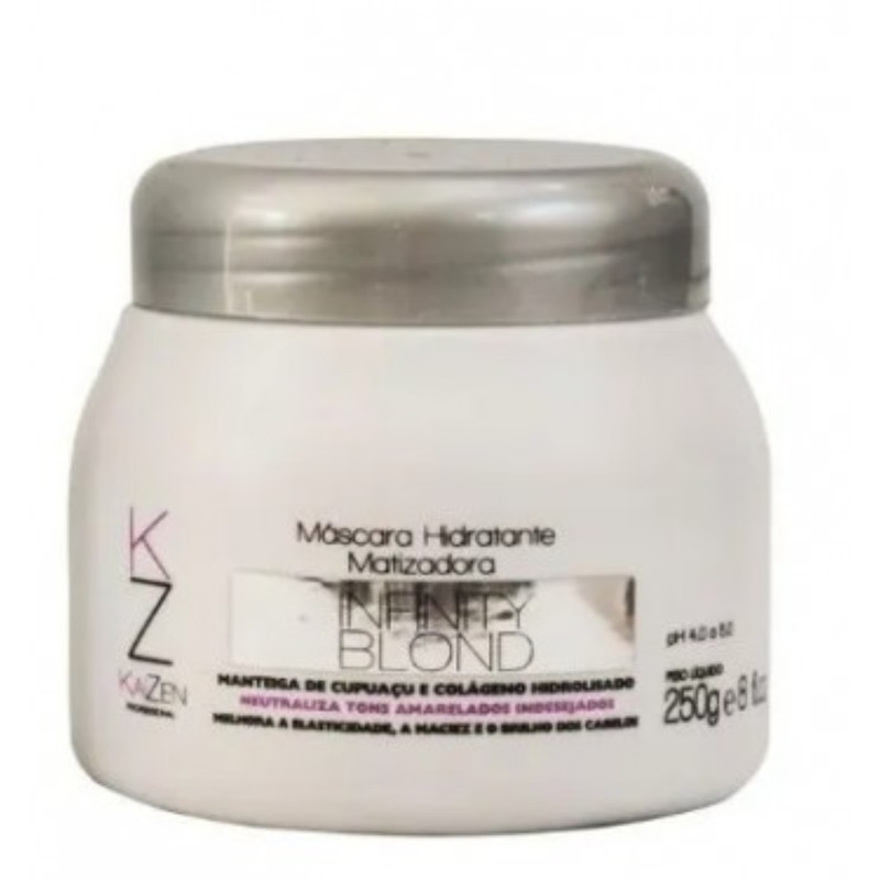Mascara Platinum Blond Desamarelador Infinity Kaizen 250gr | Shopee Brasil
