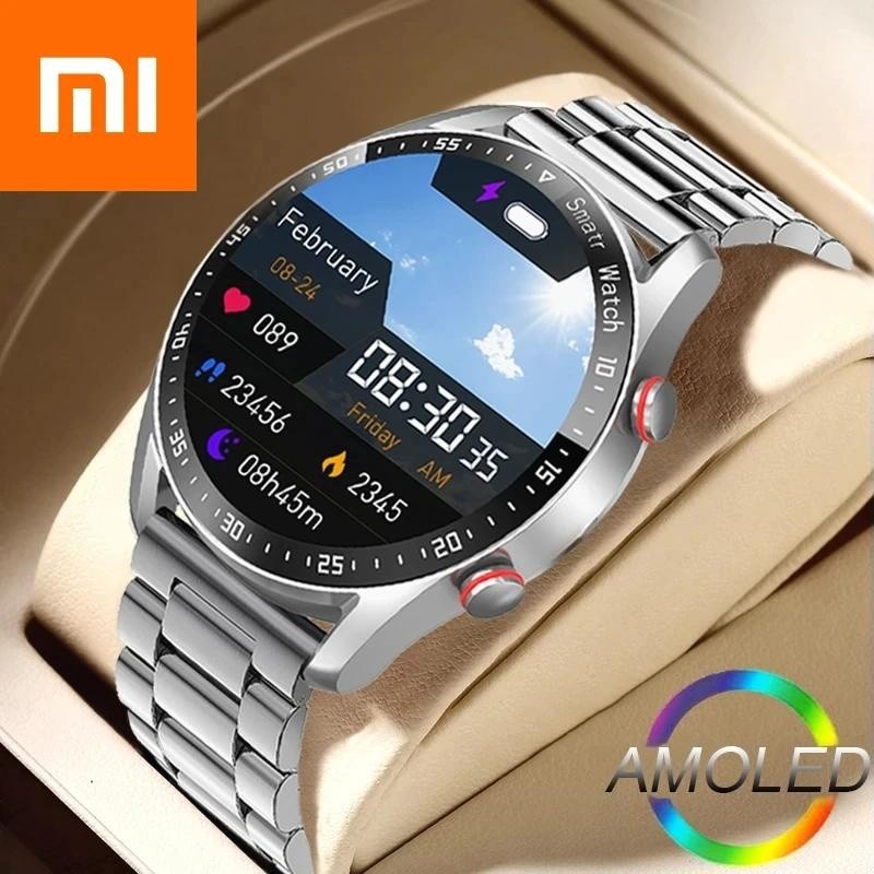 Xiaomi ECG+PPG Bluetooth Chamada de Relógio Esportivo Smart Watch Fitness Masculino Relógio Esportivo à prova d'água+Box