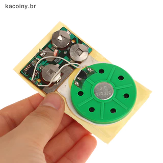 kainy Greeg Card Accessories Recording Module Módulo De Gravação De Acessórios De Cartão Botão Profissional Chip De Som Com Fita Adesiva Dupla Face BR