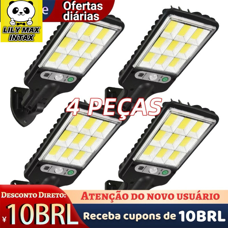 Luz Solar De Rua Taman 21W LED Controle Remoto De Jardim À Prova D'água Indução Automática Com 3 Modos