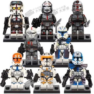 Compatível com Lego WM6095 Star Wars No. 999 Esquadrão Rex Ahsoka Blocos de construção montados Minifigure Toys
