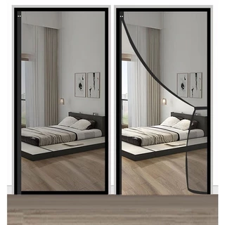 Tela Magnética Da Porta Tamanho Personalizado Mosquiteiro Cortina Mosca Inseto Anti-mosquito Malha Invisível Para O Verão Uso Interno E Externo