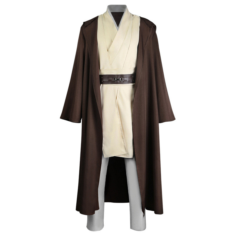 [New]Star Wars Prequel2 cosplay Obi-Wan·Kenobi CloakcosClothing Suit Halloween Stage Costume