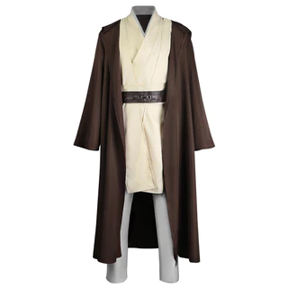 [New]Star Wars Prequel2 cosplay Obi-Wan·Kenobi CloakcosClothing Suit Halloween Stage Costume